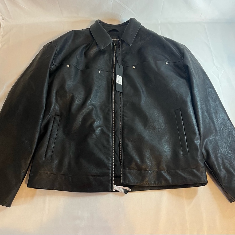 Fashion Nova Black Leather Jacket
